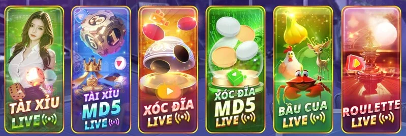 R365 Live Casino: Tài Xỉu, Xóc Đĩa, Roulette